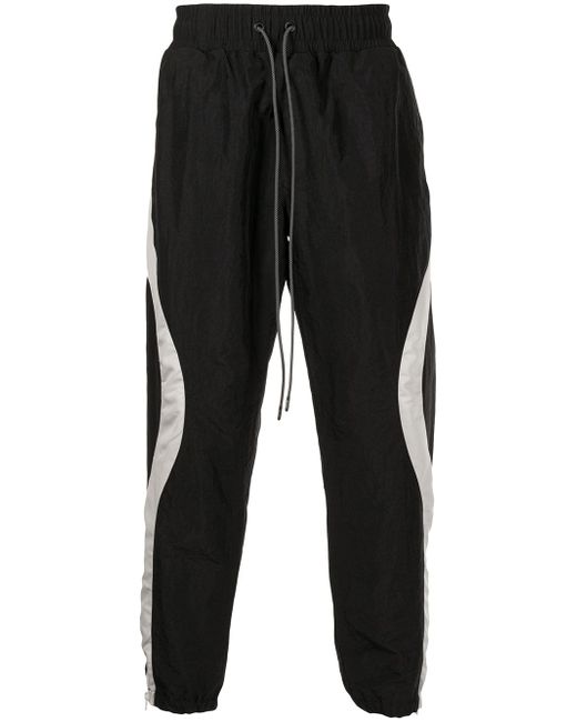 Mostly Heard Rarely Seen wave stripe-print track pants