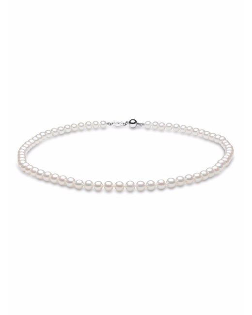 Yoko London 18kt white gold Classic 6mm Freshwater pearl necklace