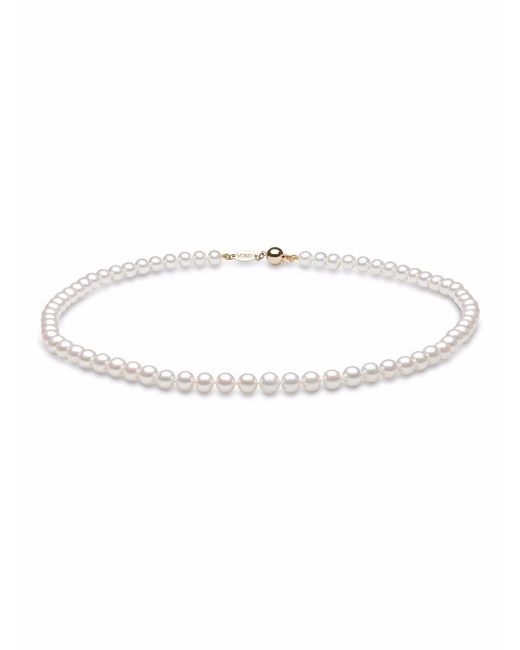 Yoko London 18kt yellow Classic 6mm Freshwater pearl necklace