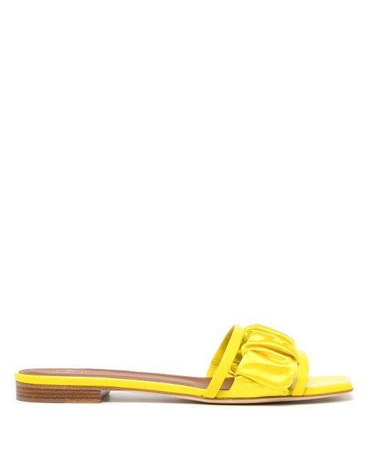 Malone Souliers Demi ruched leather sandals
