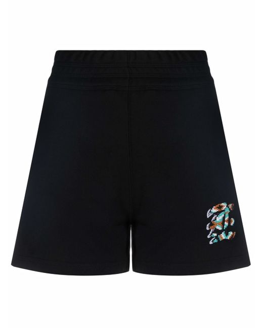 Ermanno Scervino bead-embellished track shorts