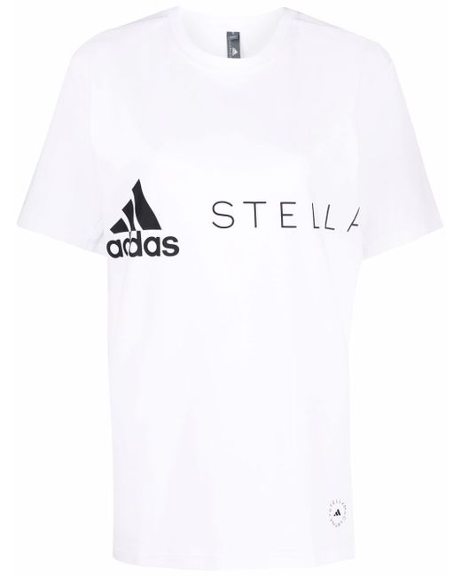 Adidas by Stella McCartney logo-print T-shirt
