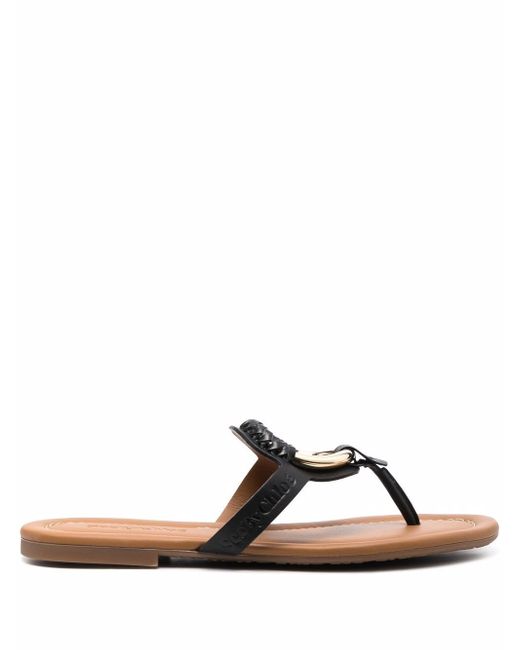 See by Chloé buckle-detail leather sandals