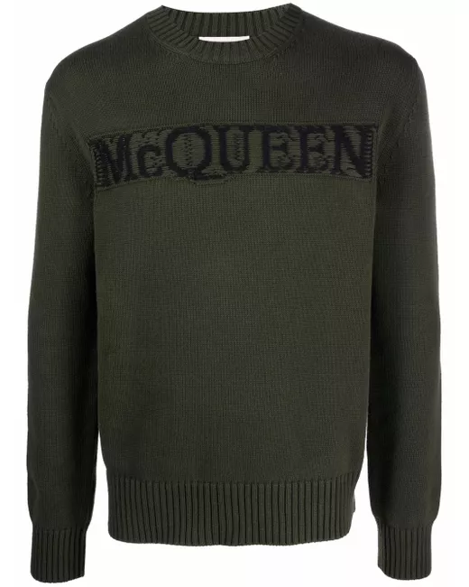 Alexander McQueen jersey logo sweatshirt