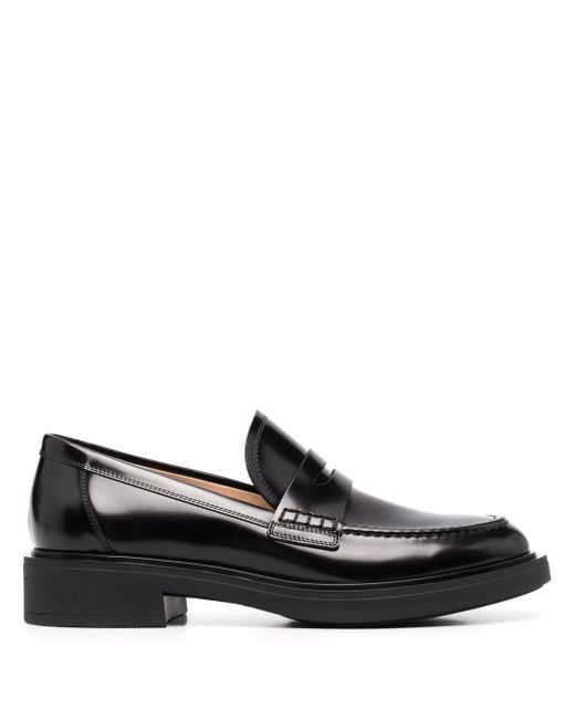 Gianvito Rossi Harris 20mm leather loafers