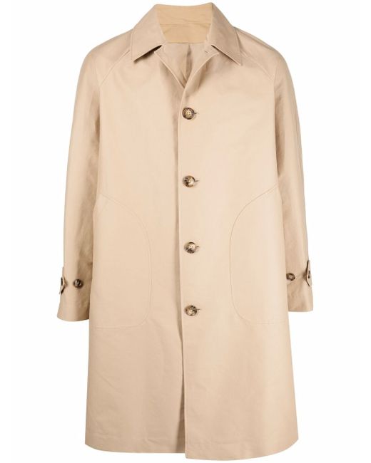 Officine Generale single-breasted trench coat