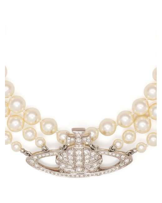 Vivienne Westwood Orb pearl-detail necklace