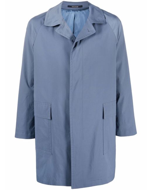 Tagliatore single-breasted short raincoat