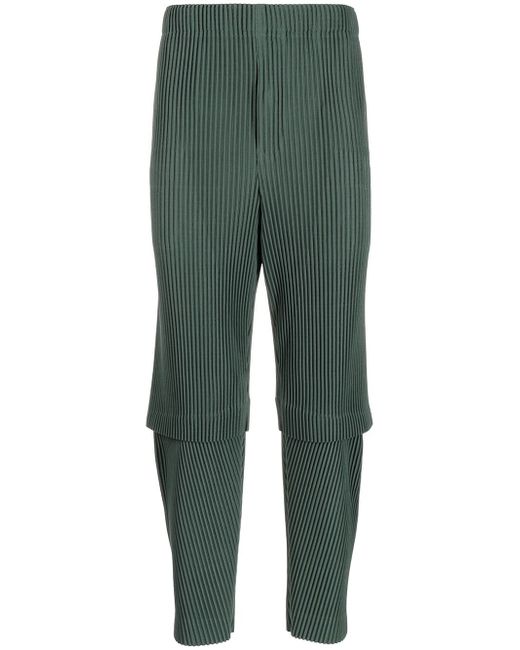 Homme Pliss Issey Miyake double-knee plissé trousers