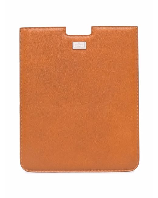 Corneliani leather laptop case