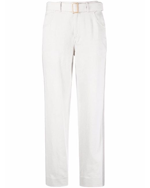 Lorena Antoniazzi belted cropped trousers