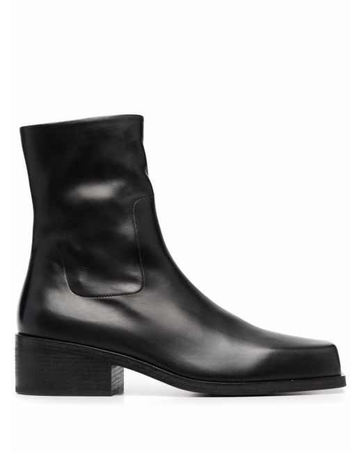 Marsèll square-toe block-heel boots