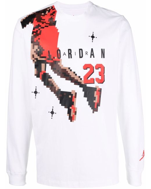 Jordan graphic-print long-sleeve T-shirt