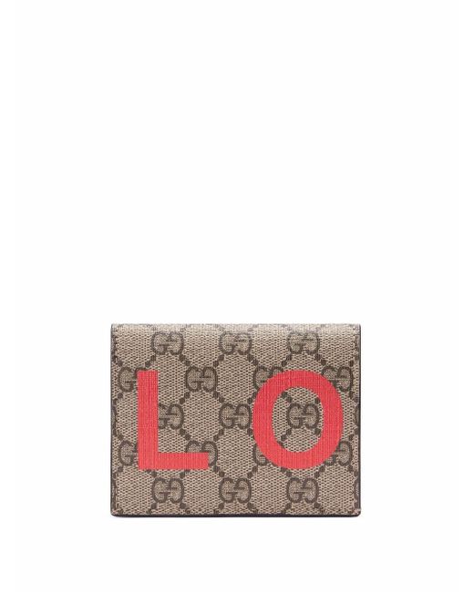 Gucci Valentines Day GG Supreme card wallet