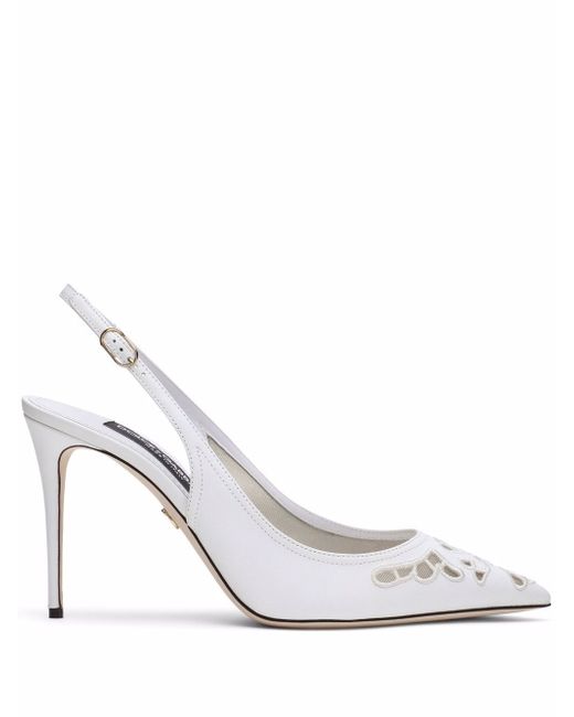 Dolce & Gabbana pointed-toe slingback pumps