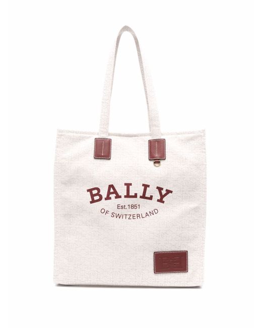 Bally Crystalia logo-print tote bag