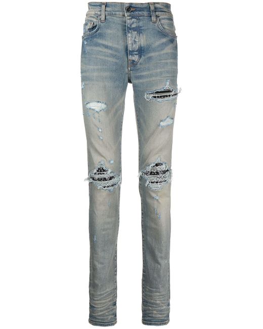 Amiri MX1 ripped skinny jeans
