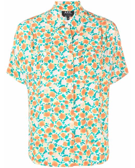A.P.C. floral-print shirt