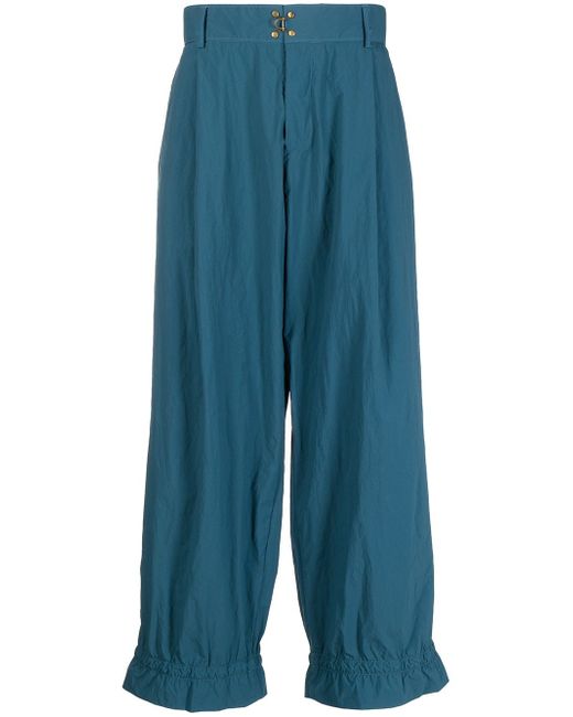 Kolor cropped straight-leg trousers