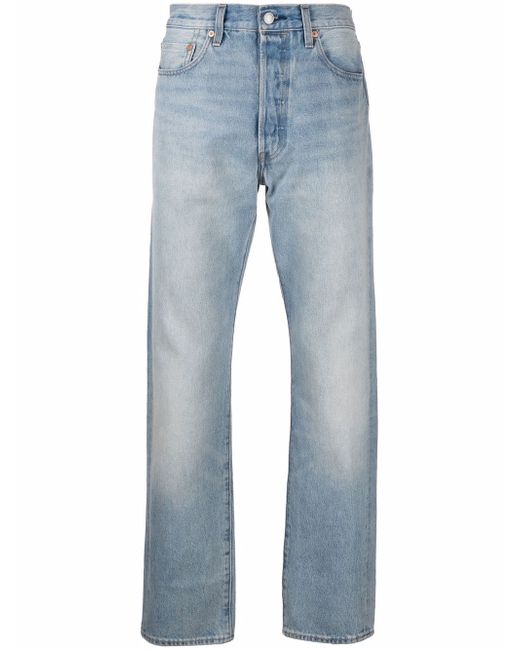 Levi'S®  Made & Crafted™ stonewashed straight-leg jeans
