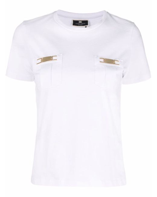 Elisabetta Franchi round-neck short-sleeve T-shirt