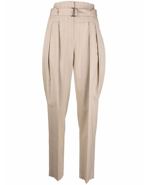 Iro belted high-waist trousers