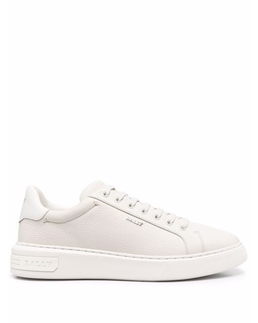 Bally Miky pebbled low-top sneakers