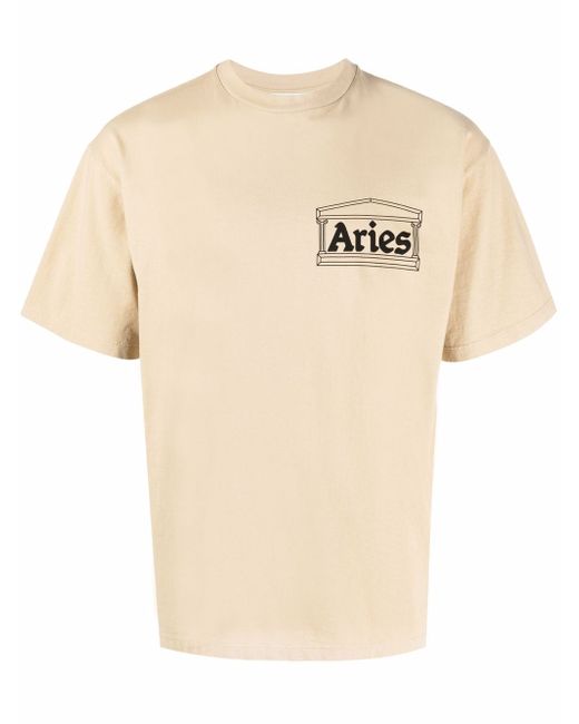 Aries logo-print short-sleeve T-shirt