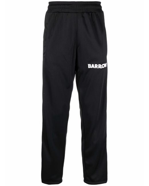 Barrow rainbow-stripe straight-leg trousers