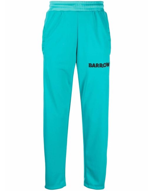 Barrow side stripe-print trousers