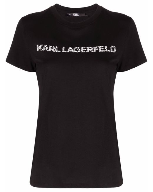 Karl Lagerfeld logo-printed T-shirt