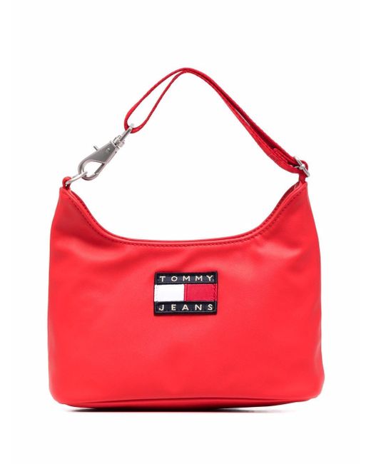 Tommy Jeans logo patch tote