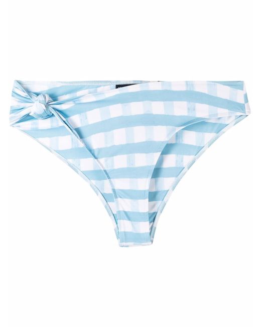 Jacquemus gingham check-print bikini bottoms