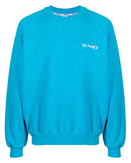 Sunnei logo-print crew-neck sweatshirt