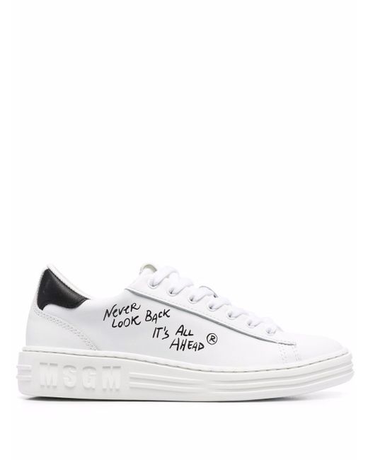 Msgm Iconic cupsole low-top sneakers
