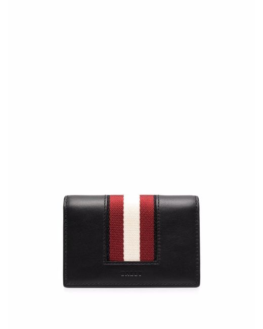 Bally Balee striped-band bi-fold wallet