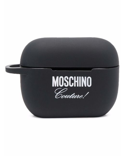 Moschino logo-print AirPods case
