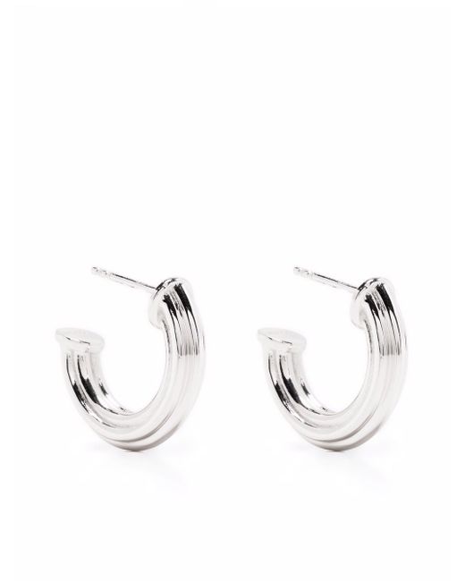 Missoma medium ridge hoop earrings