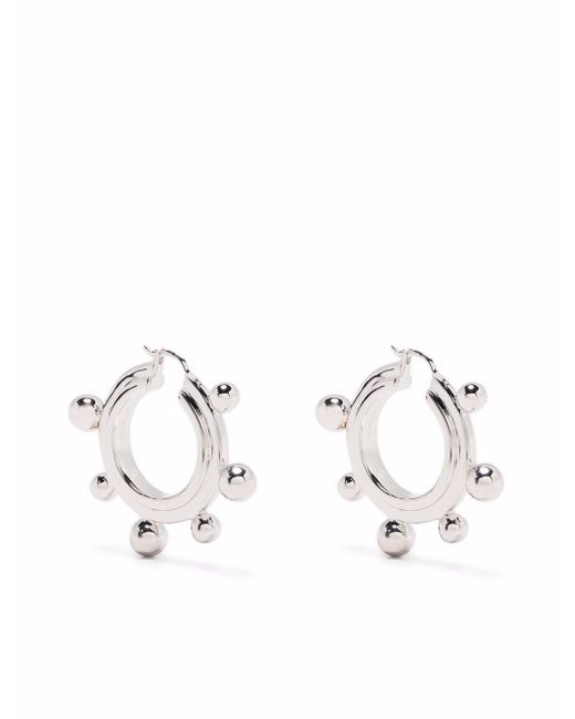 Missoma medium sphere hoop earrings