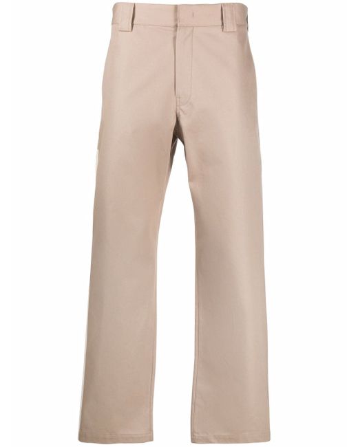 Msgm contrasting panel detail trousers