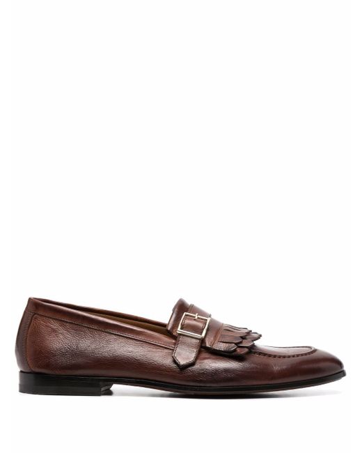 Doucal's fringed leather loafers