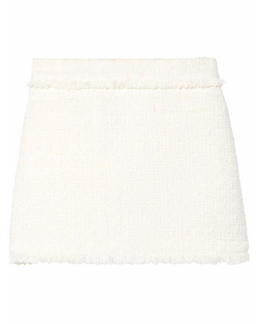 Proenza Schouler White Label Tweed Mini Skirt