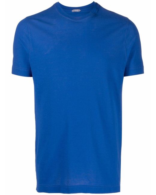 Zanone short-sleeved cotton T-shirt