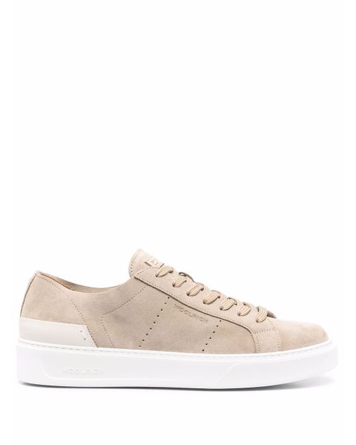 Woolrich leather low-top sneakers
