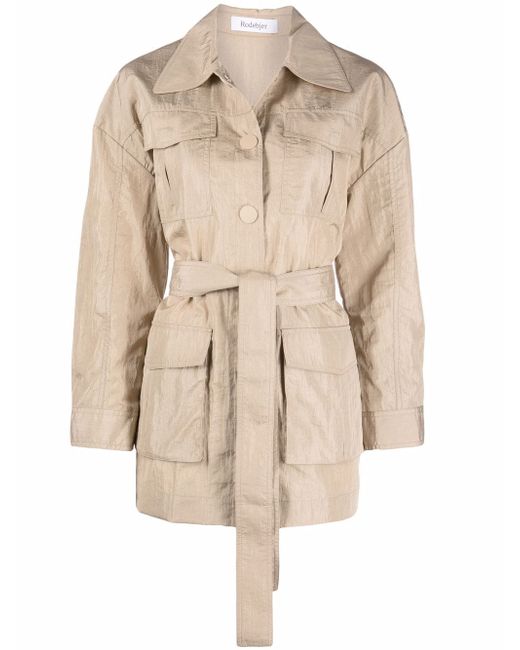 Rodebjer belted trench coat