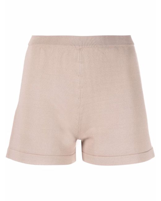Federica Tosi high-waisted knit shorts