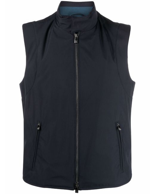 Corneliani zip-up vest jacket