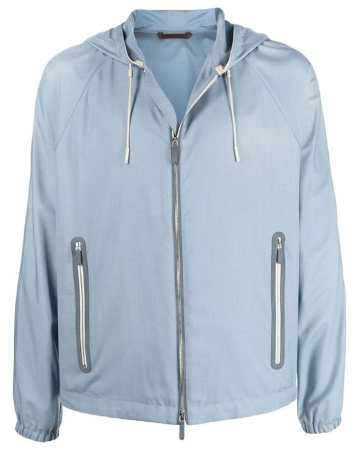 Ermenegildo Zegna zip-front shell jacket