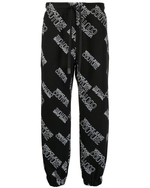 Versace Jeans Couture all-over logo track pants