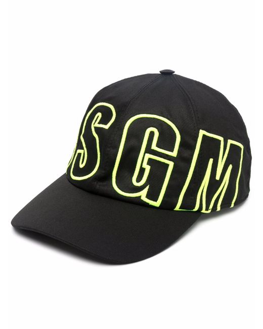 Msgm logo-print cap